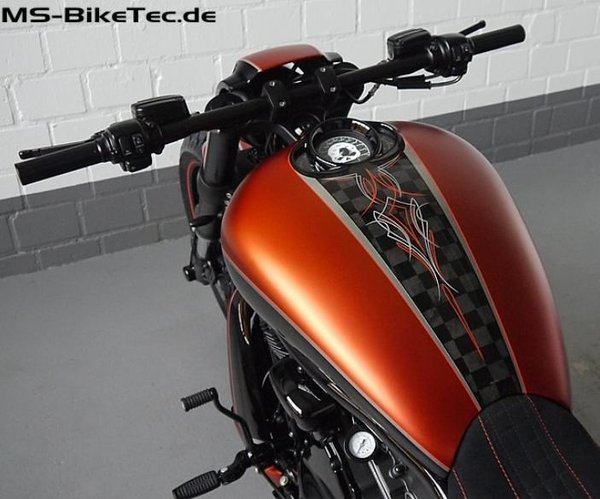 Airbox-Cover "MS-bull" V Rod ® / Night Rod Special ® mit Tachoausschnitt